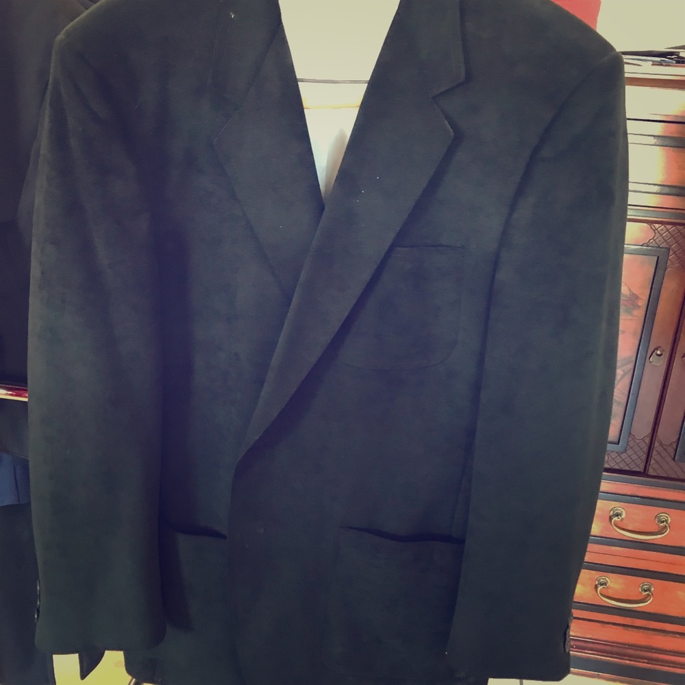 Ultra Suede mens 2 button blazer